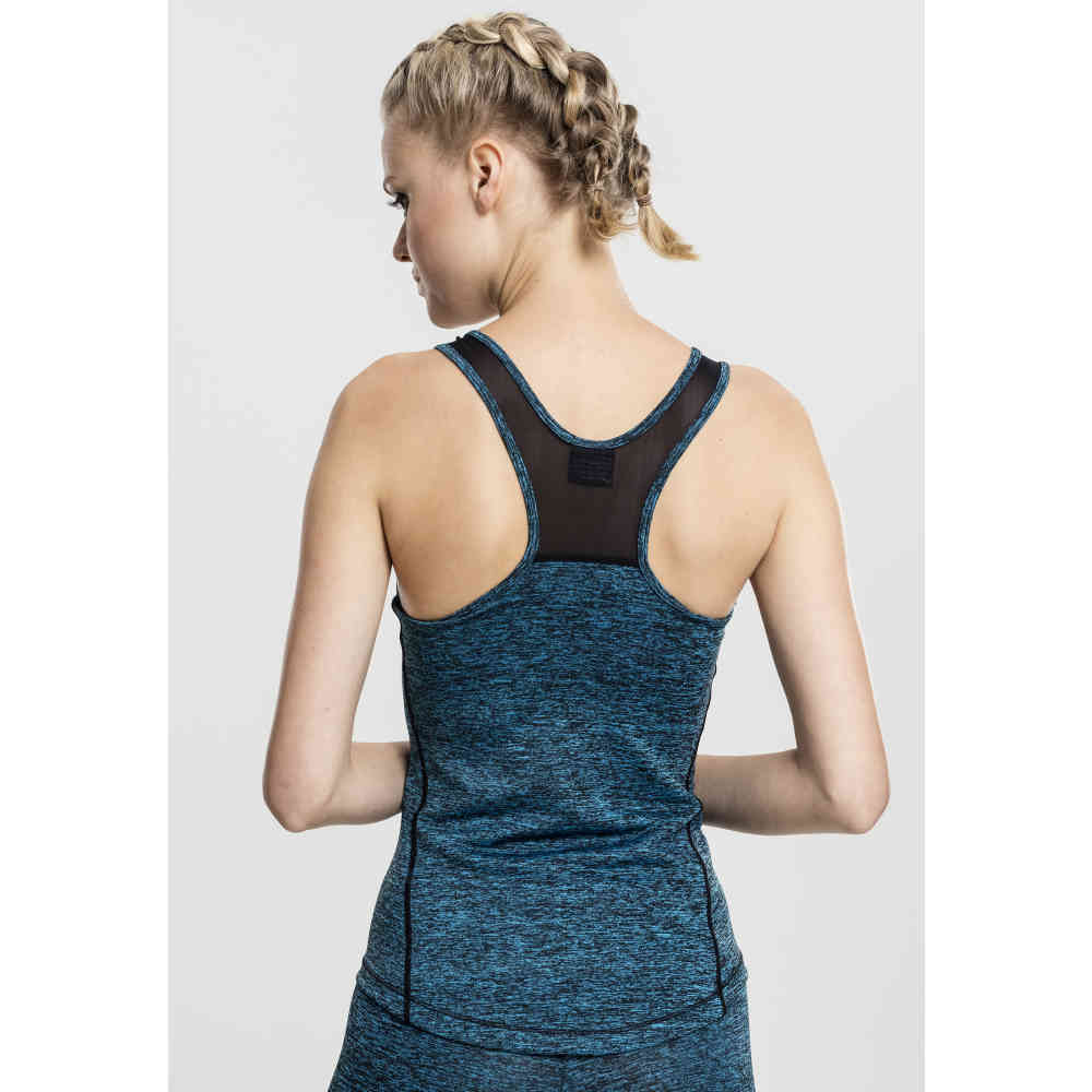 Urban Classics - Active Melange Sport oben - Türkis